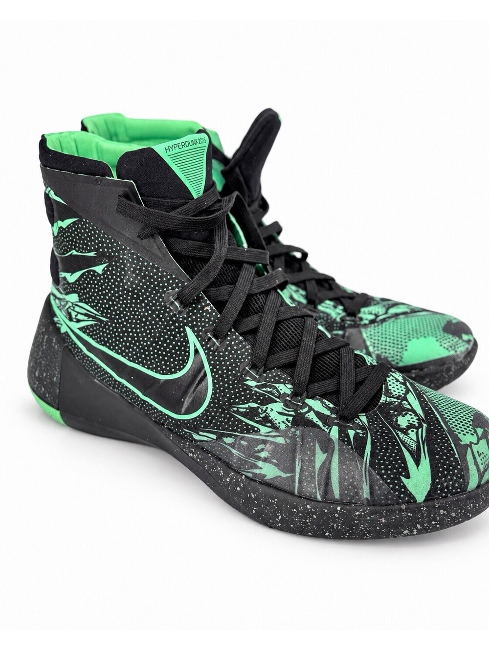 Nike Hyperdunk 2015 Premium Green Glow Black Men’s Size 12 749567-030